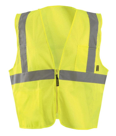Mesh X-Back Vest W/Zipper - Image 2
