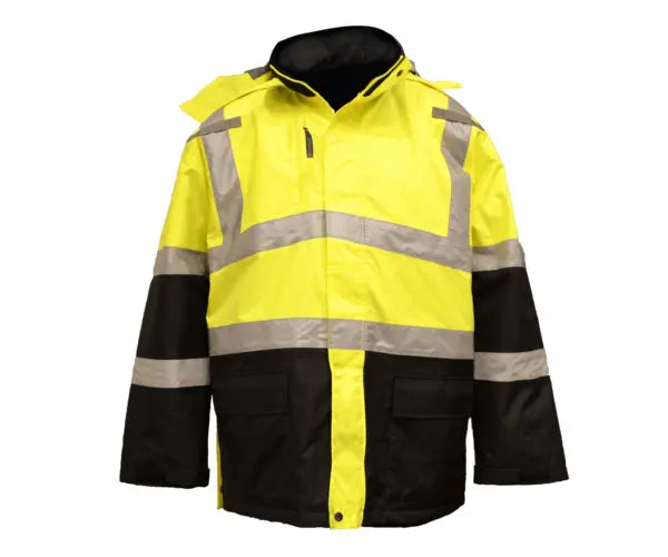 Insulated Black Bottom Parka