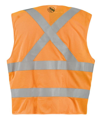 Mesh Self-Extinguishing X-Back Breakaway Vest W/Quick Release Zipper - Image 3
