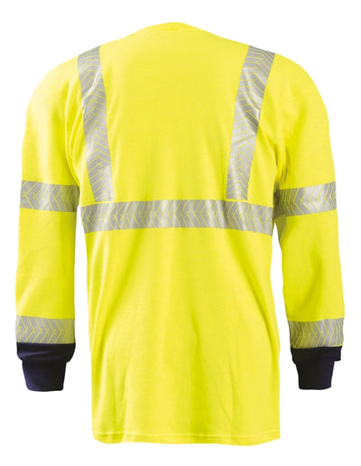 Flame Resistant Dual Certified Navy Bottom w/OCX™ Patented Segmented Reflective & Pocket - Image 2